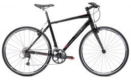 Черный велосипед  Trek  7.5 FX  2014