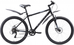 Черный велосипед  Stark  Respect 26.1 D Microshift  2020