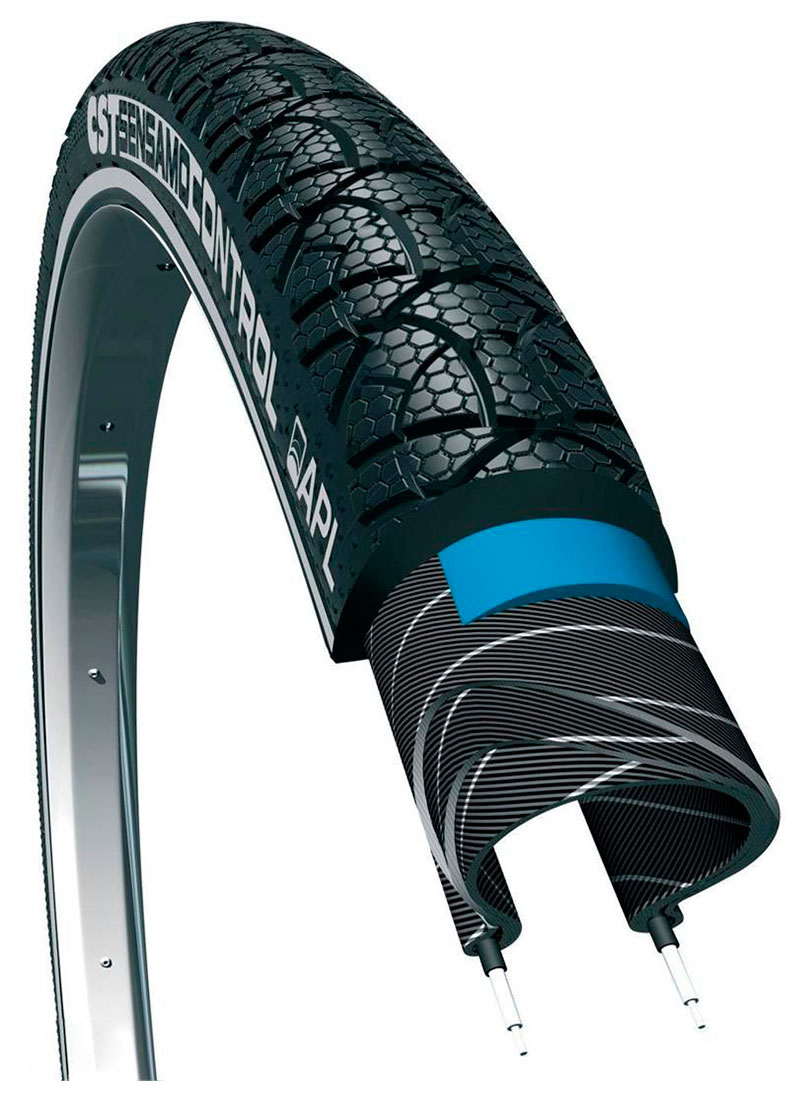  Покрышка для велосипеда CST 700x35C C1814 Sensamo Control 28х1.5/8x1.3/8
