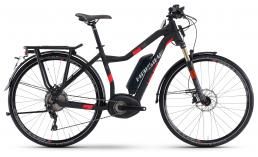 Черный велосипед  Haibike  Xduro Trekking S 5.0 low-step 500Wh  2017