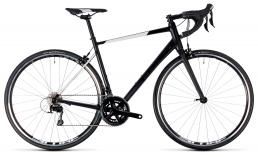 Черный велосипед  Cube  Attain SL  2018
