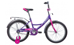 Детский велосипед с колесами 20 дюймов для девочек  Novatrack  Vector 20  2019