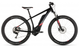 Черный велосипед  Cube  Access WS Hybrid Pro 400 27.5   2019