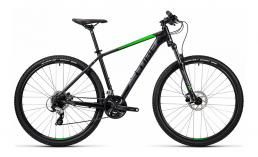 Черный велосипед  Cube  Aim Pro 29  2022