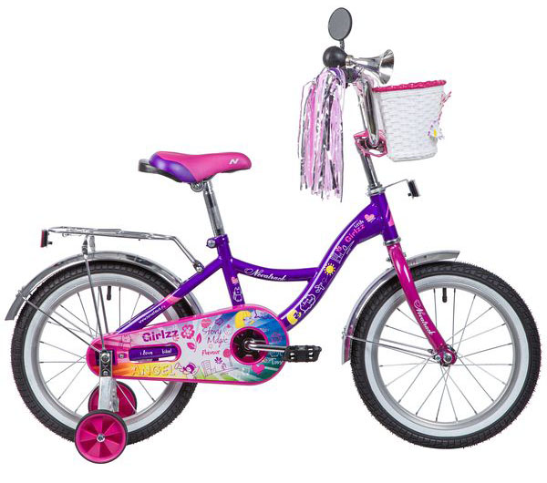  Велосипед Novatrack Little Girlzz 16" (2023) 2023