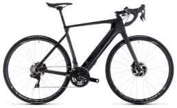 Черный велосипед  Cube  Agree Hybrid C:62 SLT Disc  2018