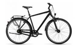 Черный велосипед  Cube  Town  2016