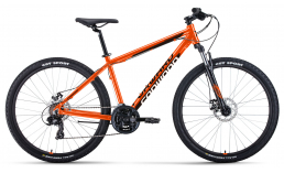 Оранжевый велосипед  Forward  Apache 27,5 2.0 D Classic  2022