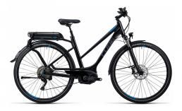 Черный велосипед  Cube  Touring Hybrid EXC 400 28 Trapeze  2016