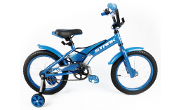 Голубой велосипед  Stark  Tanuki 16 Boy  2020