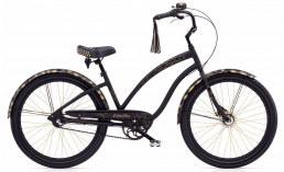 Черный велосипед  Electra  Glam Punk 3i  2020