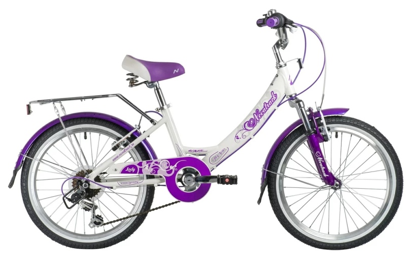  Велосипед Novatrack Girlish Line 6 sp. 20 2021