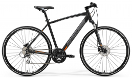 Черный велосипед  Merida  Crossway 20-D  2019