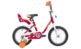 Красный велосипед детский  Novatrack  Maple 14  2021