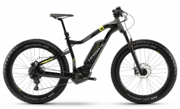 Черный велосипед  Haibike  Xduro FatSix 9.0 500Wh 11s NX  2018