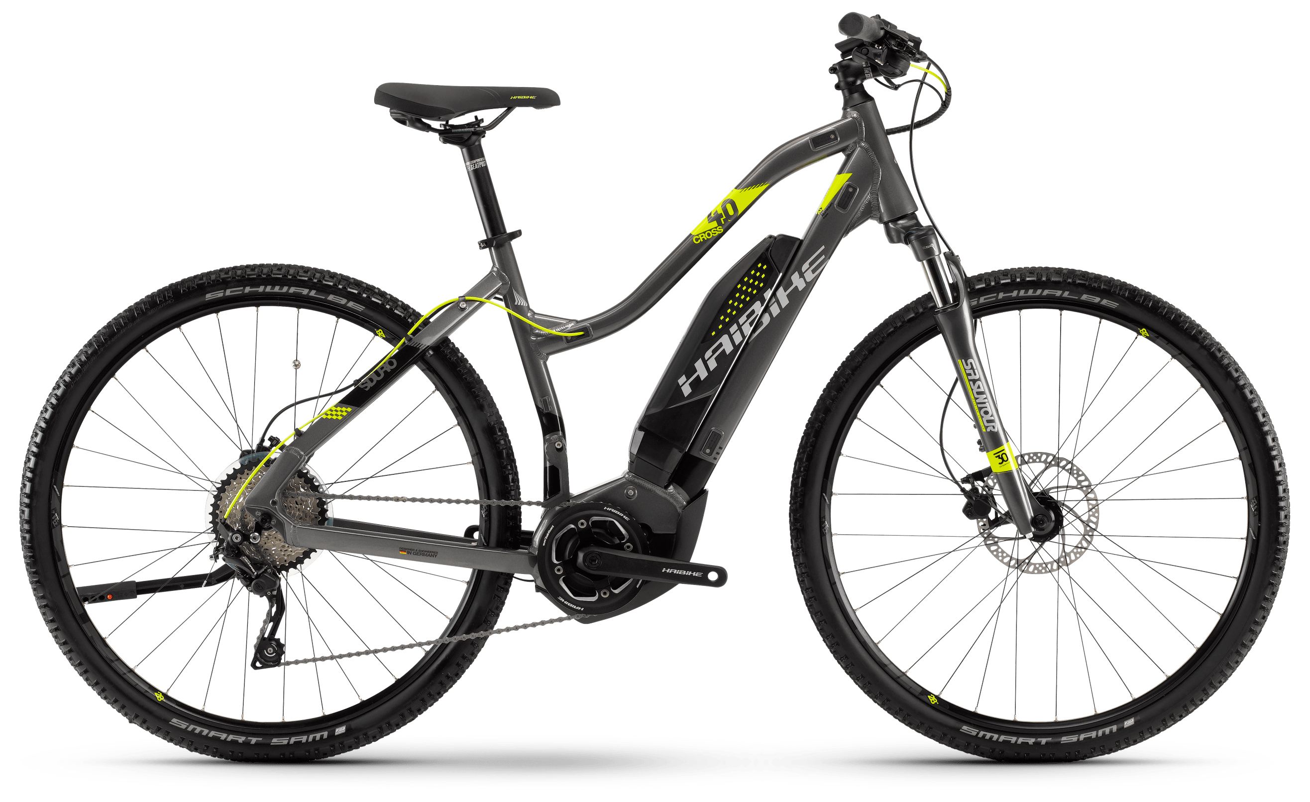  Велосипед Haibike Sduro Cross 4.0 women 400Wh 10s Deore 2018