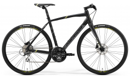 Черный велосипед  Merida  Speeder 100  2019
