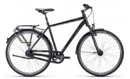 Черный велосипед  Cube  Town PRO  2015