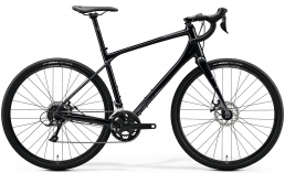 Черный велосипед  Merida  Silex 200  2022