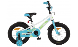 Четырехколесный велосипед детский для девочек  Novatrack  Valiant 14  2019