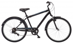 Черный велосипед  Schwinn  Suburban  2019