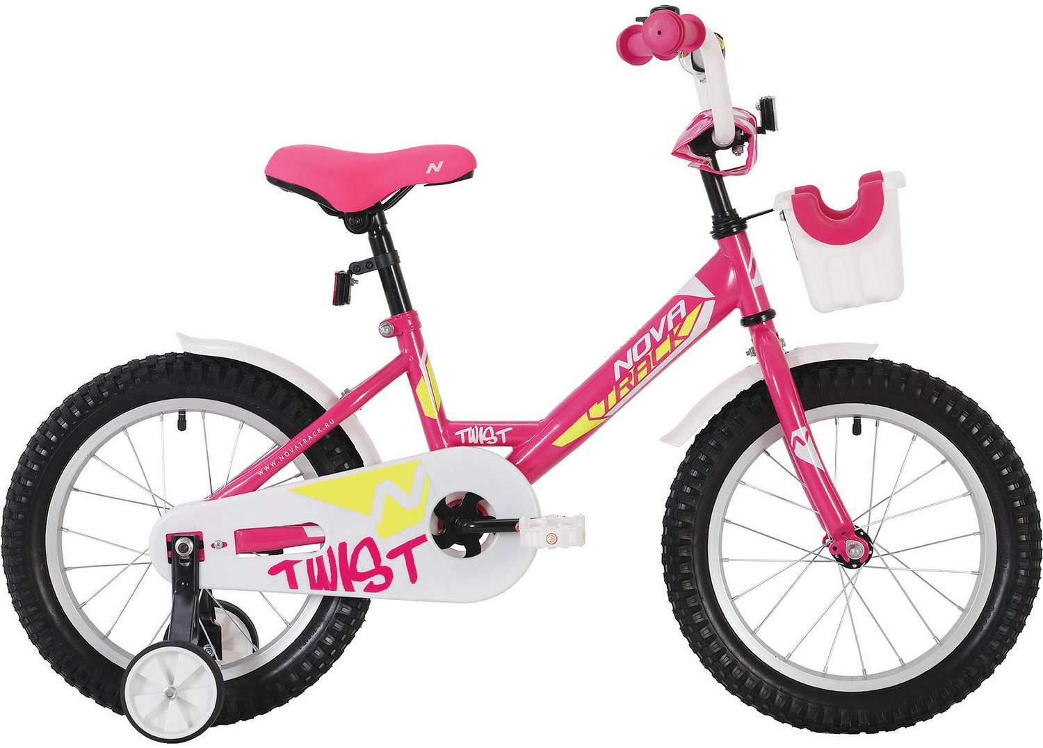  Отзывы о Детском велосипеде Novatrack Twist 16 с корзиной 2020